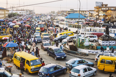 street full of cars