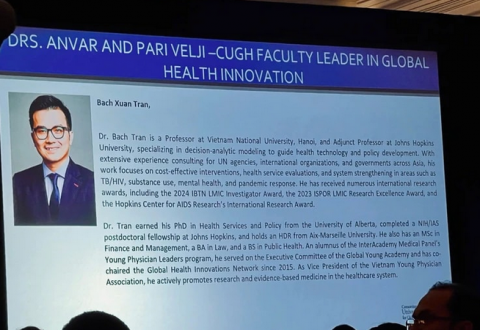 Tran Xuan Bach, IAP YPL Alumnus, Receives 2025 Global Healthcare Innovation Leadership Award