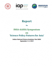 INSA-AASSA Symposium on Science Policy Futures for Asia - Report